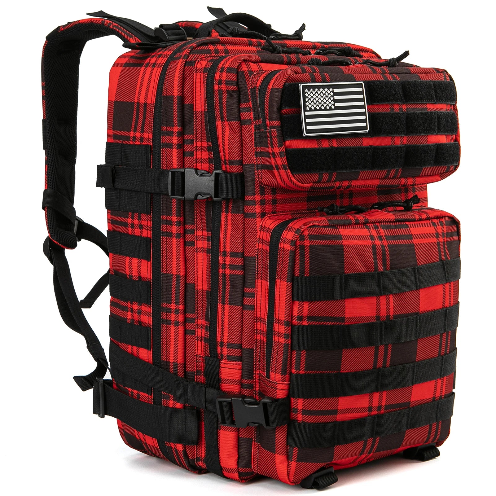 45L Tactical Backpack Large Capacity MOLLE Hiking Camping Outdoor Bag