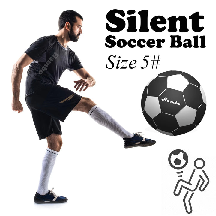 Silent Foam Football Indoor No Noise Bouncing Soccer Training Ball