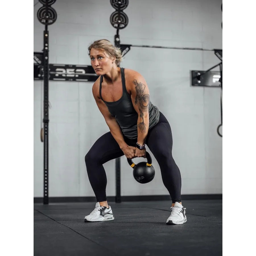 Cast Iron Kettlebell Set 4kg–24kg Strength Training Home Gym