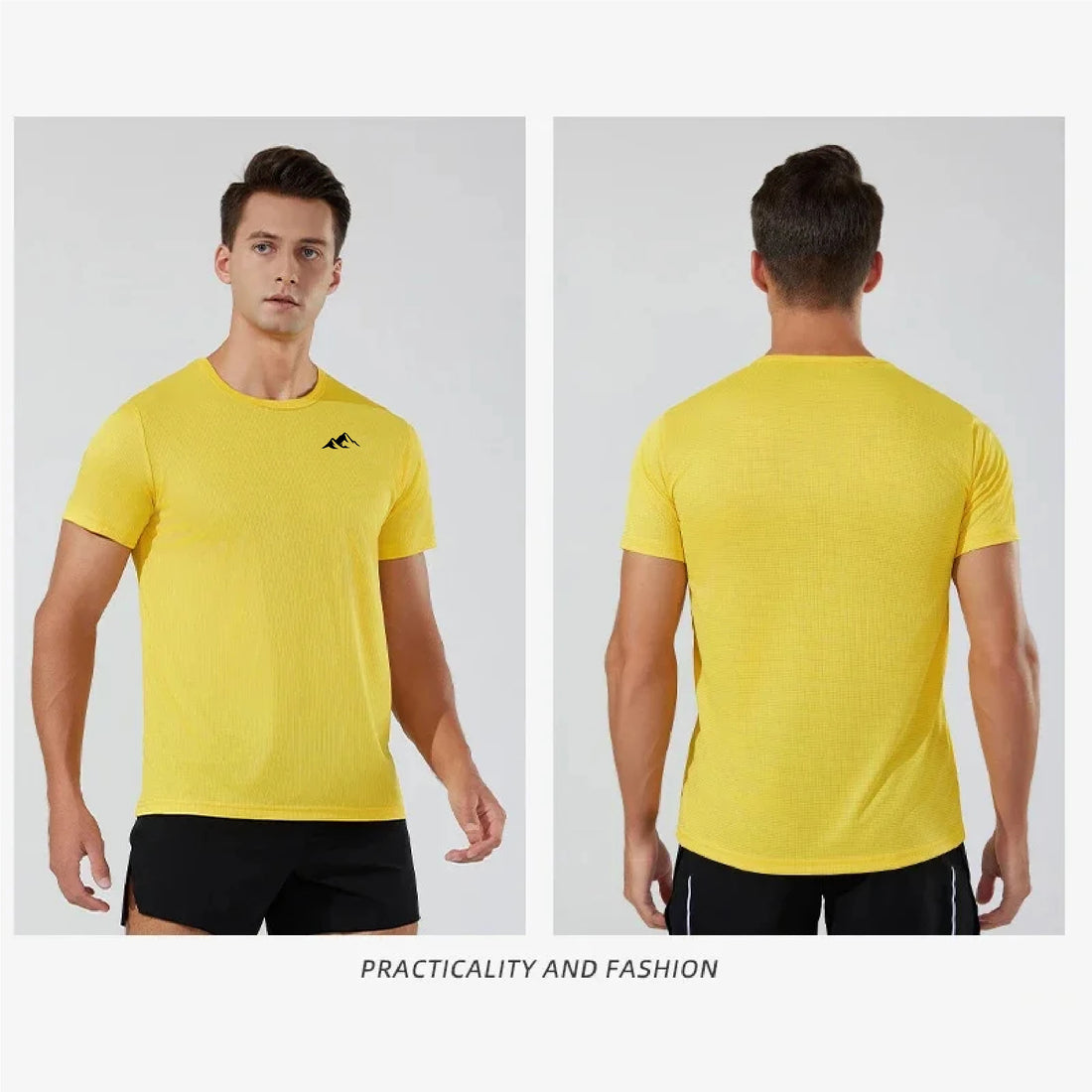 Men’s Quick Dry Oversized Gym Running T Shirt Fitness Jersey