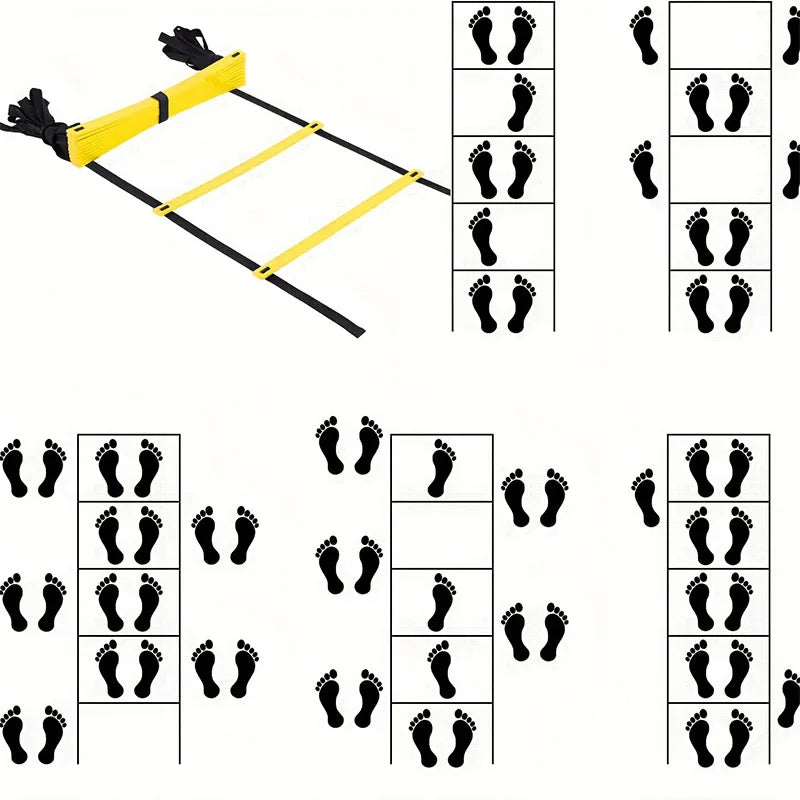 Agility Ladder Nylon Speed Training Ladder Football Fitness Equipment
