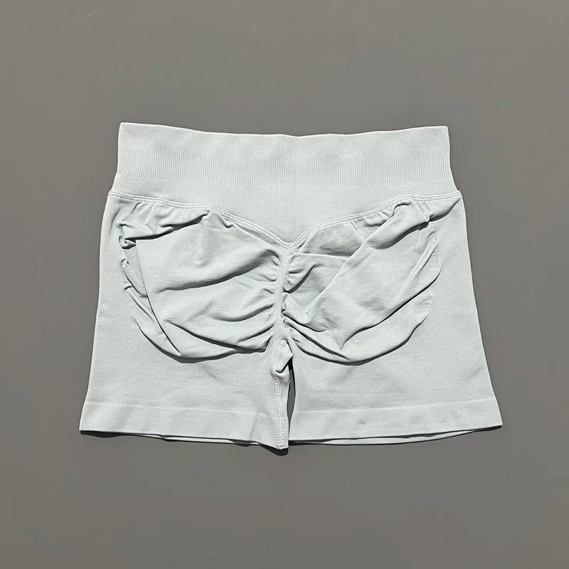 Women High Waist Yoga Shorts Seamless Butt Lift Tummy Control