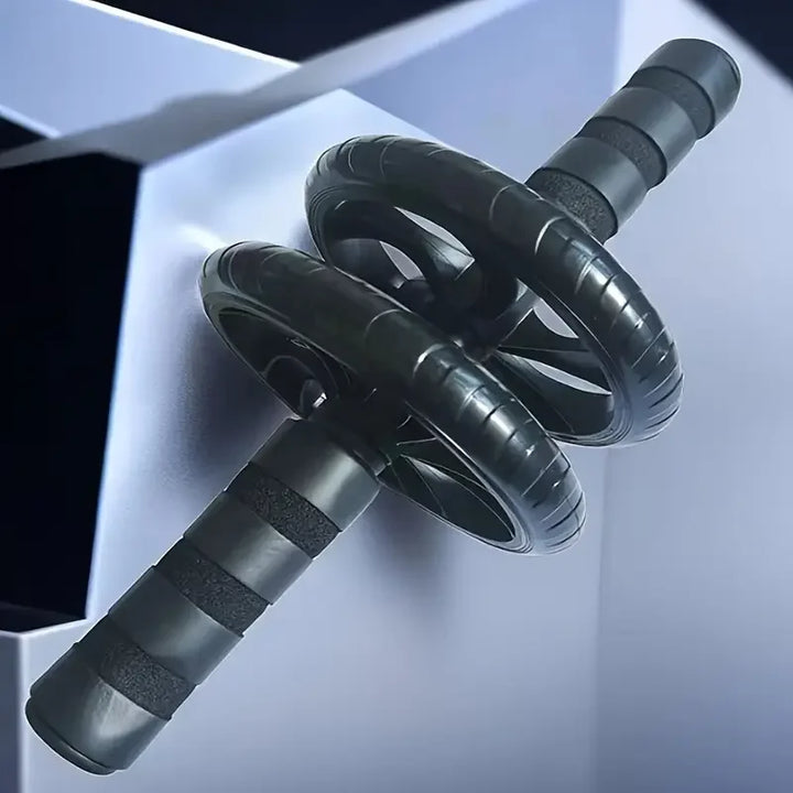 Silent Dual Wheel Ab Roller Core Strength Training Fitness Equipment