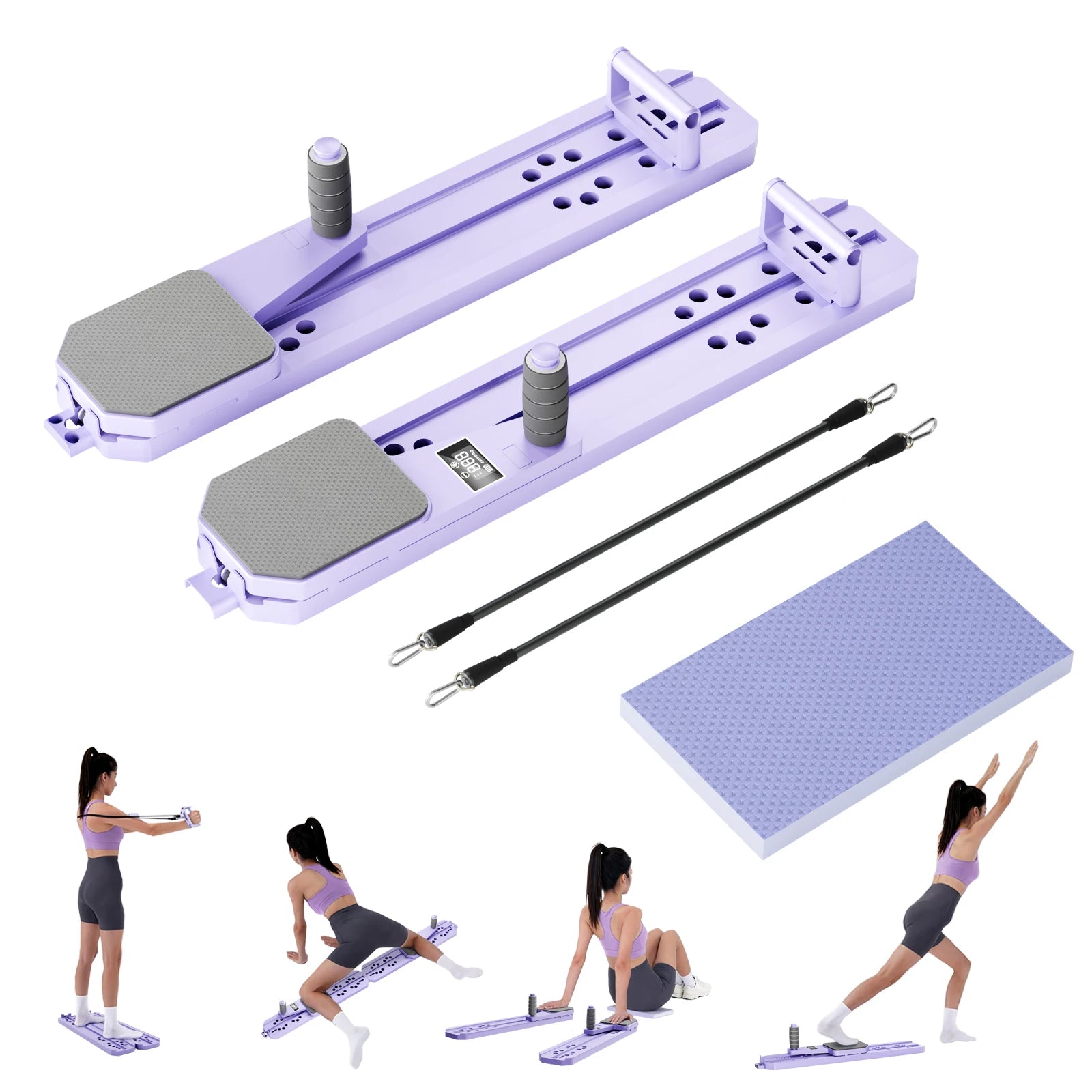 Foldable Pilates Board Core Ab Workout Smart Balance Fitness Equipment